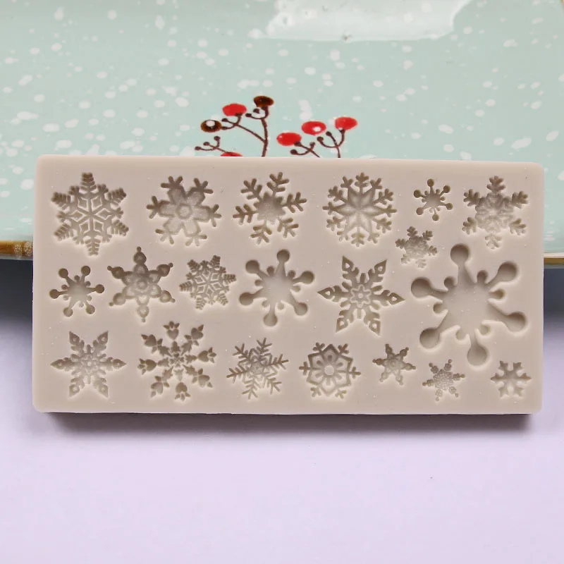 New Snowflake Home Baking Dry Decoration Baking Mold Christmas Series Snowflake Fondant Cake Silicone Mold Baking Accessories
New Snowflake Home Baking Dry Decoration Baking Mold Christmas Series Snowflake Fondant Cake Silicone Mold Baking Accessories
