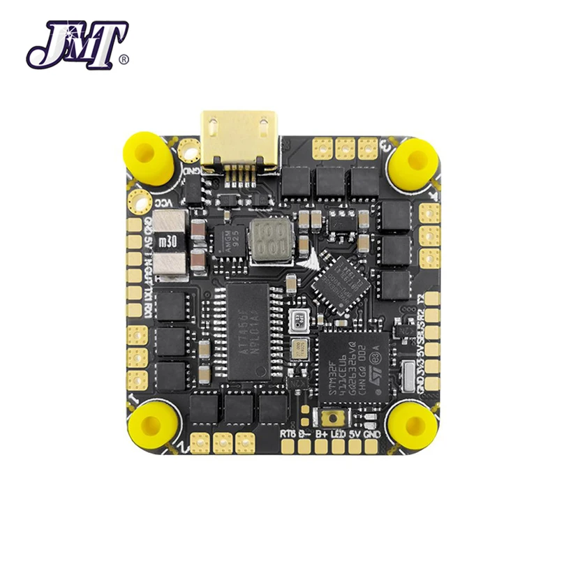 Полетный контроллер JMT 35A /20A AIO 2-6S F411 BLS Betaflight для FPV радиоуправляемого дрона
