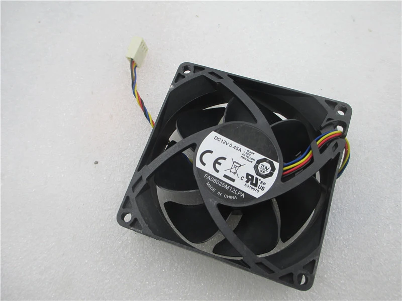 New Radiator CPU Cooler Fan For FA08025M12LPA 8CM 80*80*25MM 0.45A DC 12V 4 Pins PWM Hydraulic Mute Temperature Control Master
New Radiator CPU Cooler Fan For FA08025M12LPA 8CM 80*80*25MM 0.45A DC 12V 4 Pins PWM Hydraulic Mute Temperature Control Master