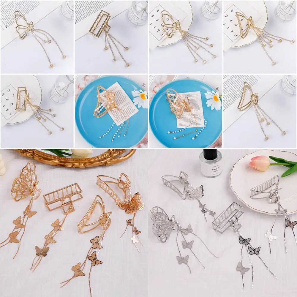 Vintage Headwear Hollow Hair Jewelry Pearl Hairpin Butterfly Hair Clip Hair Crab Metal Hair Claw
Vintage Headwear Hollow Hair Jewelry Pearl Hairpin Butterfly Hair Clip Hair Crab Metal Hair Claw