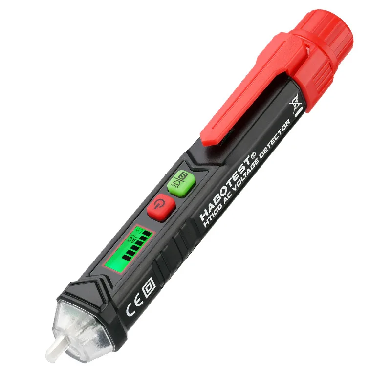 Habotest-Бесконтактное измерение напряжения Smartpen, HT100E, сигнализация, постоянный ток, тестер, датчик
Habotest-Бесконтактное измерение напряжения Smartpen, HT100E, сигнализация, постоянный ток, тестер, датчик