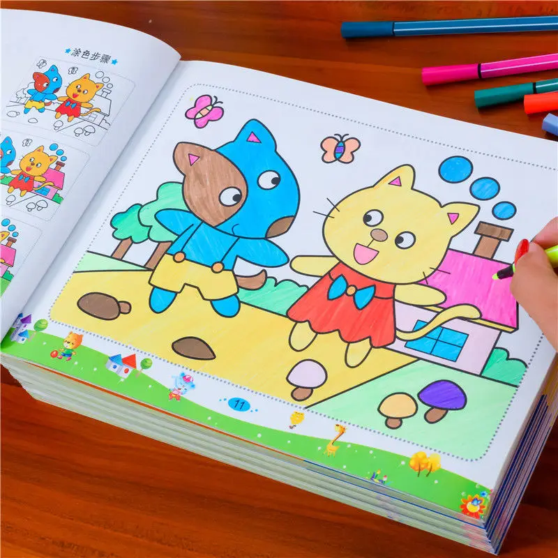 6 Color Art Books Children's Enlightenment Toys Children Watercolor Pen Picture Book School Suplies With 38 Pages Paint Drawing
6 Color Art Books Children's Enlightenment Toys Children Watercolor Pen Picture Book School Suplies With 38 Pages Paint Drawing