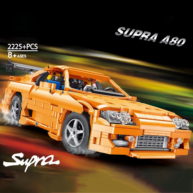 High Tech Car Toys QC018 1:12 Toyota Supra A80 Racing Car Model Champion Cars Building Blocks Bricks Educational Toys For Boys
High Tech Car Toys QC018 1:12 Toyota Supra A80 Racing Car Model Champion Cars Building Blocks Bricks Educational Toys For Boys