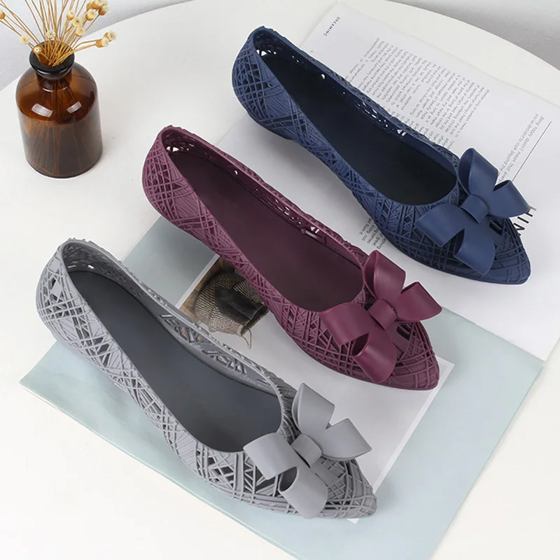 Women'S Flats Bow-knot Shallow Ladies Low Heels Shoes Pointed Toe Woman Hollow Out Casual Female Autumn Spring Fashion Solid 
Women'S Flats Bow-knot Shallow Ladies Low Heels Shoes Pointed Toe Woman Hollow Out Casual Female Autumn Spring Fashion Solid