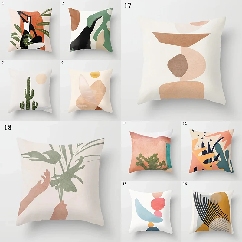 Nordic Abstract Style Waist Throw Pillows Covers Geometry Cushion Cover Multicolor Pillowcase Fashion Car Decor Home Supplies
Nordic Abstract Style Waist Throw Pillows Covers Geometry Cushion Cover Multicolor Pillowcase Fashion Car Decor Home Supplies