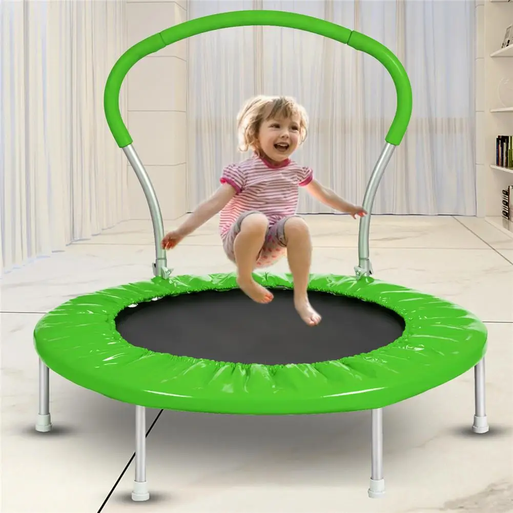 36 Inch Children Trampoline With Armrests Suitable Trampoline Bouncing Bed Jumping Sport Fitness Exercise Circular Trampoline
36 Inch Children Trampoline With Armrests Suitable Trampoline Bouncing Bed Jumping Sport Fitness Exercise Circular Trampoline