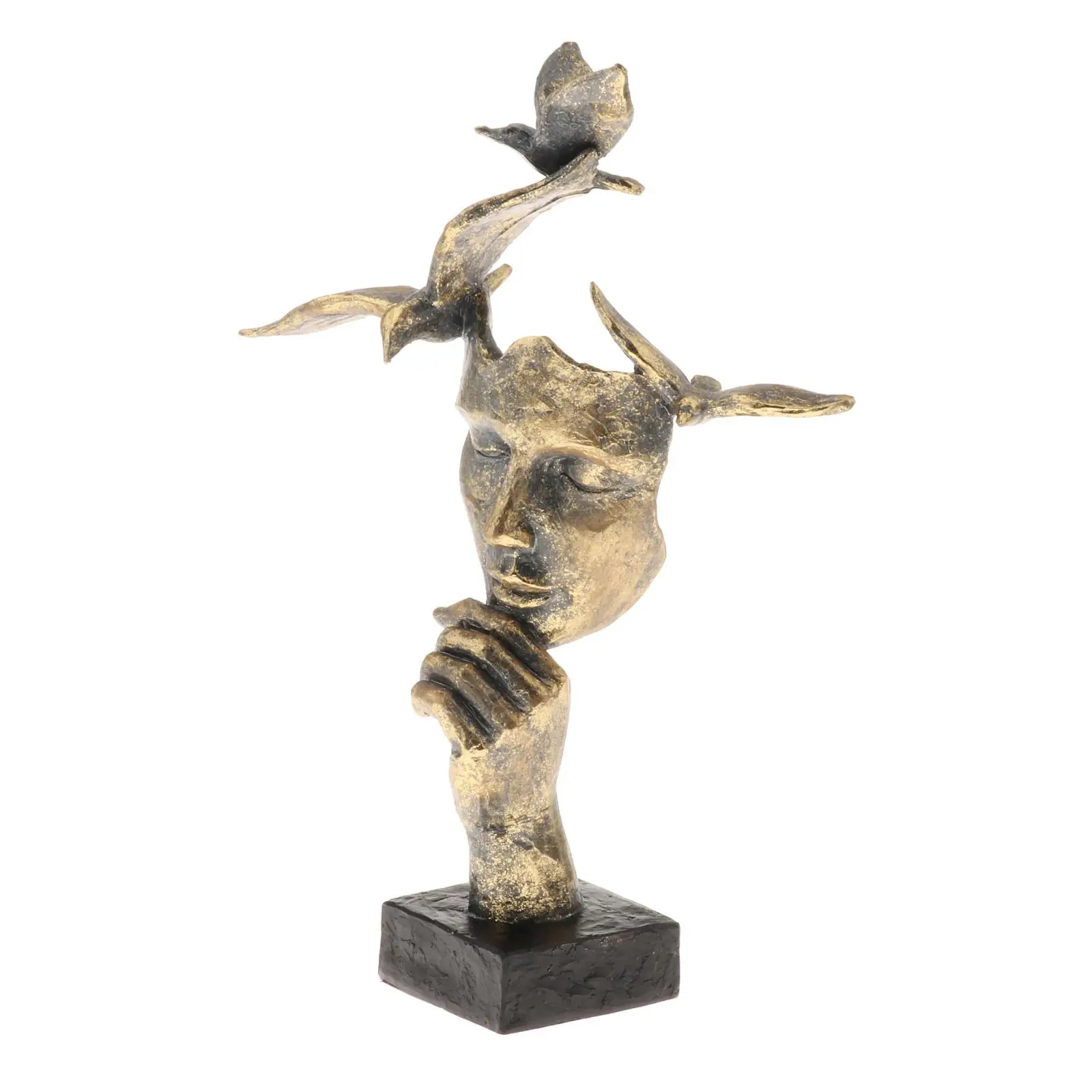 Resin Crafts Figurines Abstract Human Face Art Statue Sculpture Office Craft Ornament Home Cabinets Decor
Resin Crafts Figurines Abstract Human Face Art Statue Sculpture Office Craft Ornament Home Cabinets Decor