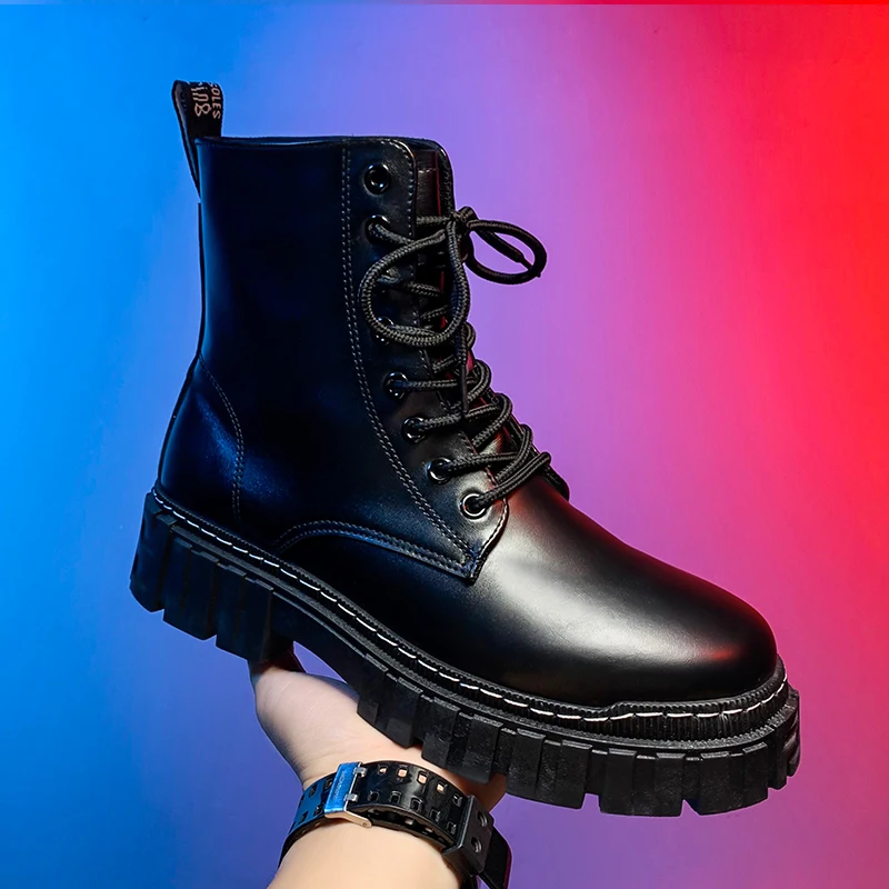 2021 New Martin Boots Men Comfortable Motorcycle Boots Round Toe British Style Casual Shoes Pu Synthetic Leather Walking Shoes
2021 New Martin Boots Men Comfortable Motorcycle Boots Round Toe British Style Casual Shoes Pu Synthetic Leather Walking Shoes