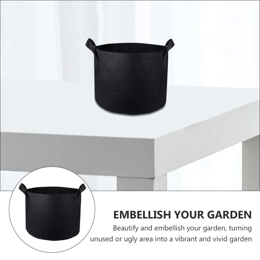 5 Pcs Non-woven Plant Growing Pouch Seedling Planting Pouch Planting Supplies
5 Pcs Non-woven Plant Growing Pouch Seedling Planting Pouch Planting Supplies