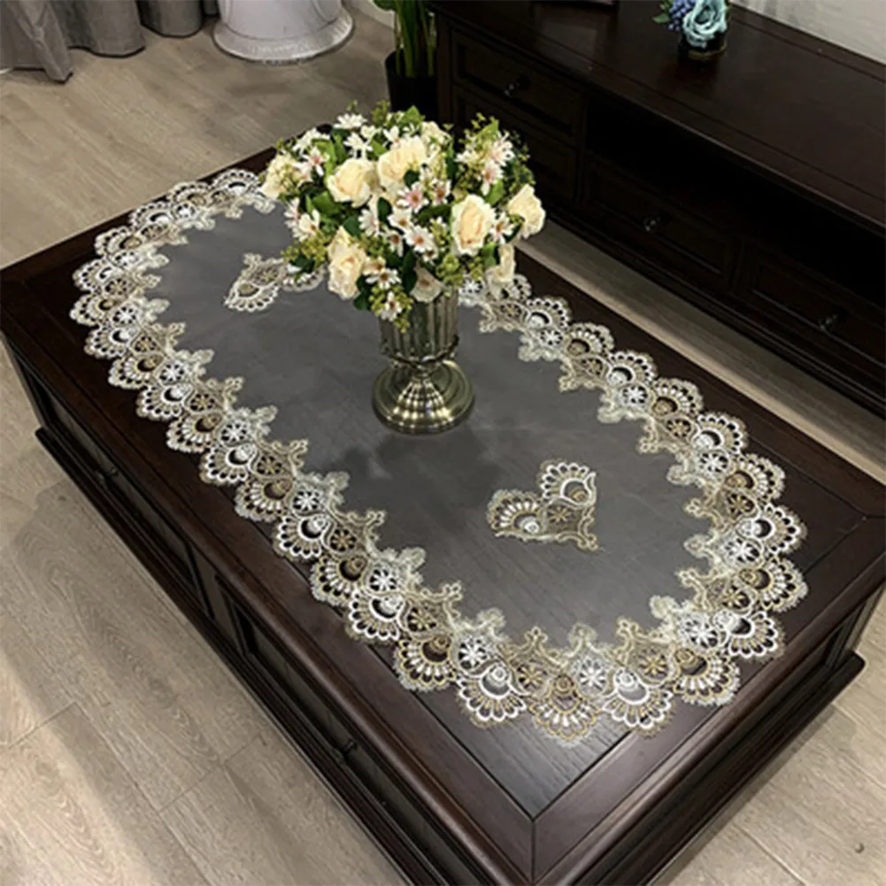 Oval Tablecloth European Polyester Yarn Flower Fabric Living Room Table Mat Flower Fabric Living Room Table Mat Lace Modern
Oval Tablecloth European Polyester Yarn Flower Fabric Living Room Table Mat Flower Fabric Living Room Table Mat Lace Modern