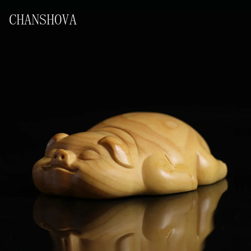 Boxwood Carving Zodiac Pig Wenwan Carving Crafts Pig Mascot Decoration Woodcut Pig Ornament Pendant Miniature Home Decoration
Boxwood Carving Zodiac Pig Wenwan Carving Crafts Pig Mascot Decoration Woodcut Pig Ornament Pendant Miniature Home Decoration