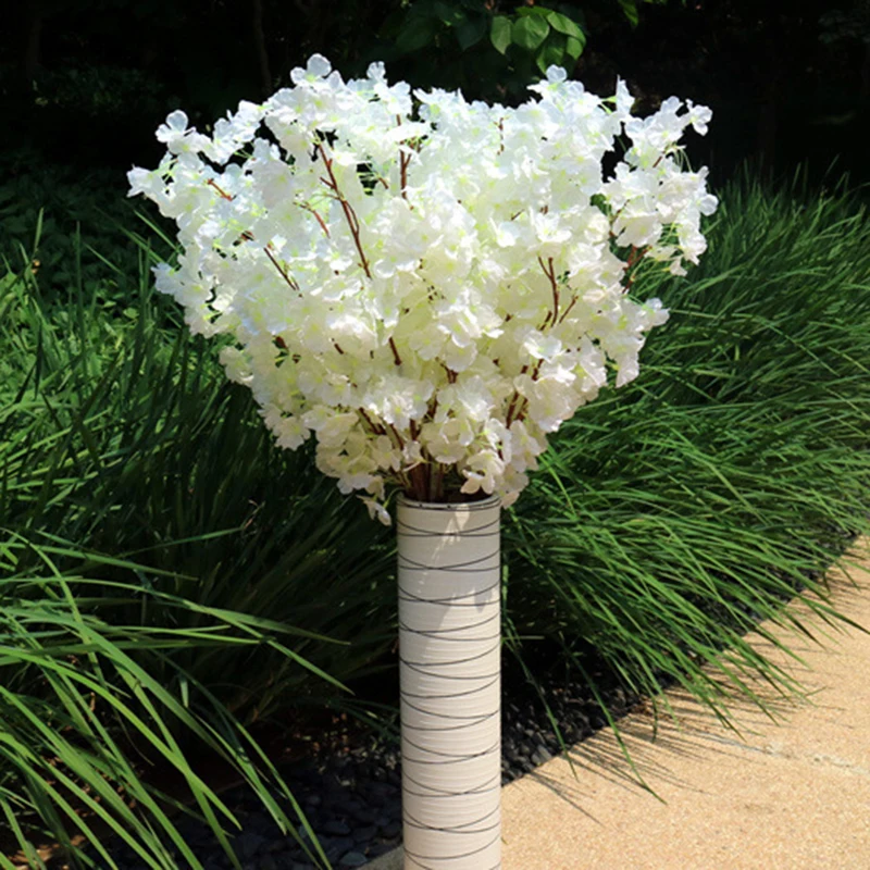Artificial Cherry Blossom Tree 120 Heads Vertical Silk Cherry Trees DIY Wedding Christmas Valentine's Party Fake Flowers Decor
Artificial Cherry Blossom Tree 120 Heads Vertical Silk Cherry Trees DIY Wedding Christmas Valentine's Party Fake Flowers Decor