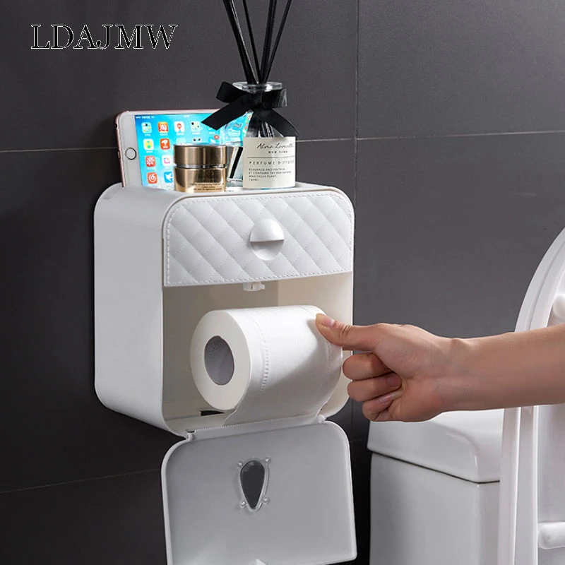 Wall-mounted Tissue Box Kitchen Toilet Mobile Phone Rack Multi-function Plastic Waterproof Storage Box Accessories
Wall-mounted Tissue Box Kitchen Toilet Mobile Phone Rack Multi-function Plastic Waterproof Storage Box Accessories