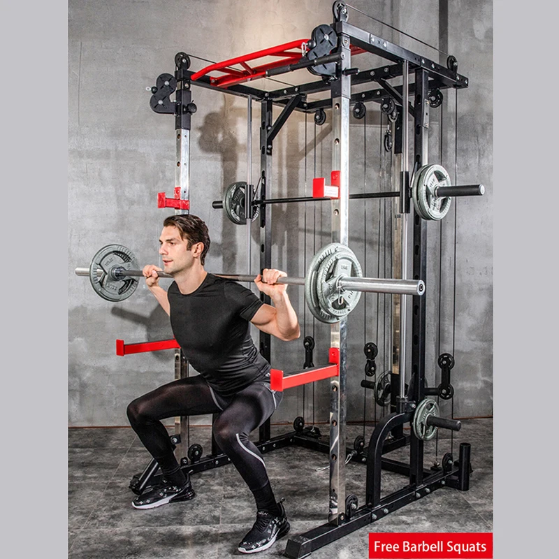 Multifunctional Household Squat Rack, Gantry Frame, Fitness Barbell Bench Press Comprehensive Training Equipment
Multifunctional Household Squat Rack, Gantry Frame, Fitness Barbell Bench Press Comprehensive Training Equipment