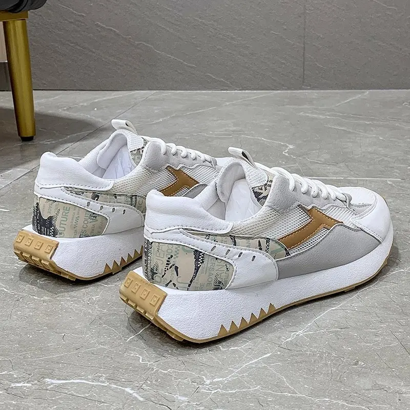 Women's Casual Shoes Fashion Lace-up Low-heeled Color Matching Sneakers Mesh Breathable 2021 Spring New Women's Vulcanized Shoes
Women's Casual Shoes Fashion Lace-up Low-heeled Color Matching Sneakers Mesh Breathable 2021 Spring New Women's Vulcanized Shoes