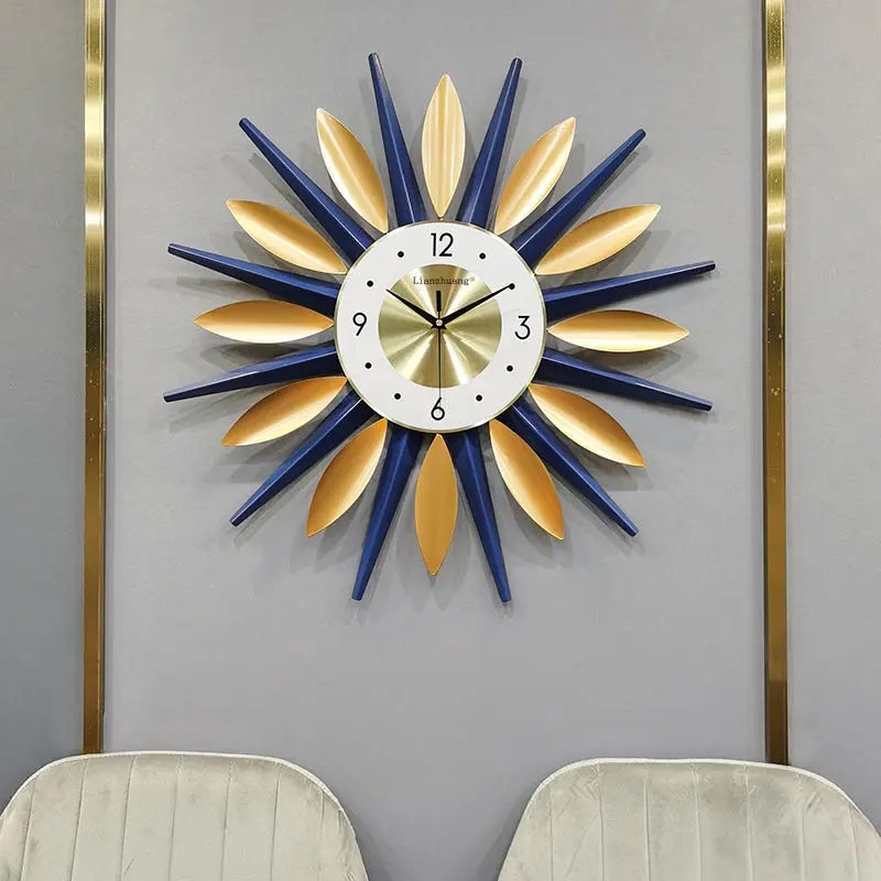 Nordic Light Luxury Design Wall Clock Living Room Modern Simple Personality Fashion Home Creative Silent Quartz Clock
Nordic Light Luxury Design Wall Clock Living Room Modern Simple Personality Fashion Home Creative Silent Quartz Clock