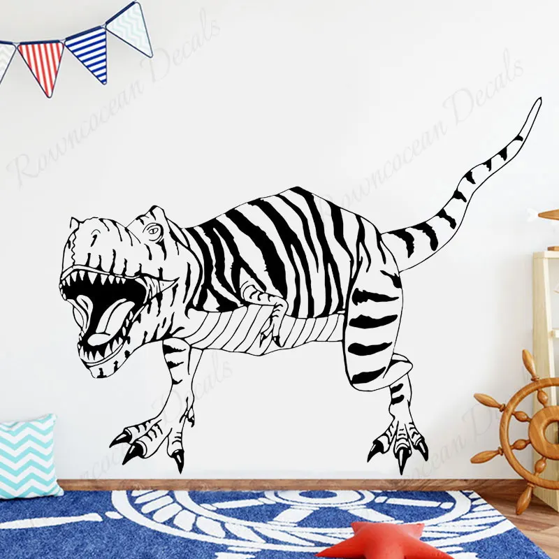 Tyrannosaurus Rex Dinosaur Vinyl Wall Decals Home Decoration Kids Boys Room Playroom Nursery Wall Sticekrs Removable Murals 3B87 
Tyrannosaurus Rex Dinosaur Vinyl Wall Decals Home Decoration Kids Boys Room Playroom Nursery Wall Sticekrs Removable Murals 3B87