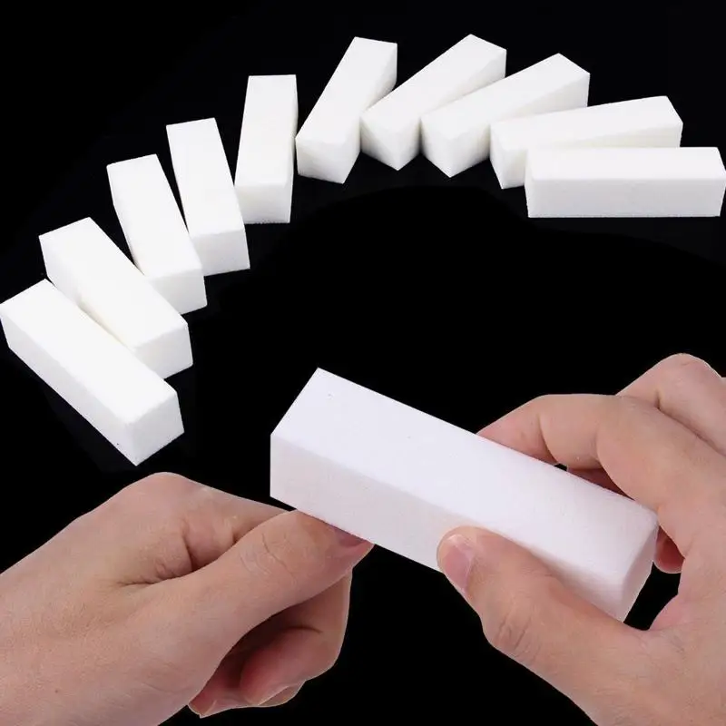 White Nail Art Sanding Sponge Buffer Block Fingernail Grinding Polishing Nails Files Manicure Nails Accessories 10 Pcs
White Nail Art Sanding Sponge Buffer Block Fingernail Grinding Polishing Nails Files Manicure Nails Accessories 10 Pcs