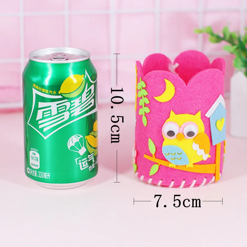 Kids Educational DIY Craft Tangram Block Kit Cute Creative Handmade Pen Container DIY Pencil Holder Children Craft Toy Kits
Kids Educational DIY Craft Tangram Block Kit Cute Creative Handmade Pen Container DIY Pencil Holder Children Craft Toy Kits