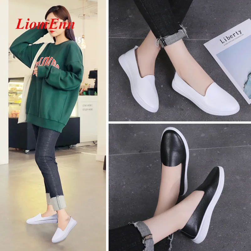 Black White Sneakers Women Casual Shoes Women's Flats Shoes 2021 Slip On Flat Loafers Ladies Shoes Tenis basket femme Size 35-42
Black White Sneakers Women Casual Shoes Women's Flats Shoes 2021 Slip On Flat Loafers Ladies Shoes Tenis basket femme Size 35-42