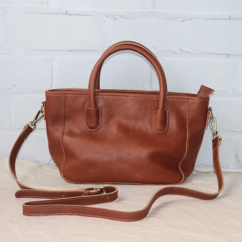 Natural Leather Handbags Women Bags Female Shoulder Crossbody Bag Vintage Genuine Leather Tote Luxury Designer Top-Handle Bags
Natural Leather Handbags Women Bags Female Shoulder Crossbody Bag Vintage Genuine Leather Tote Luxury Designer Top-Handle Bags