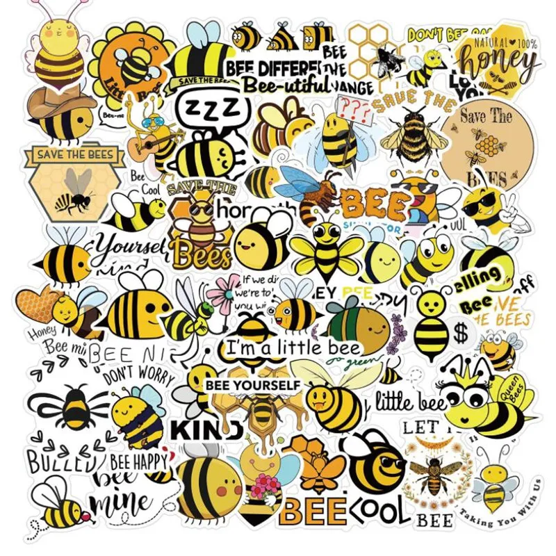 10/30/50PCS inspirational bee children's toy cartoon graffiti suitcase laptop phone waterproof stickers wholesale
10/30/50PCS inspirational bee children's toy cartoon graffiti suitcase laptop phone waterproof stickers wholesale