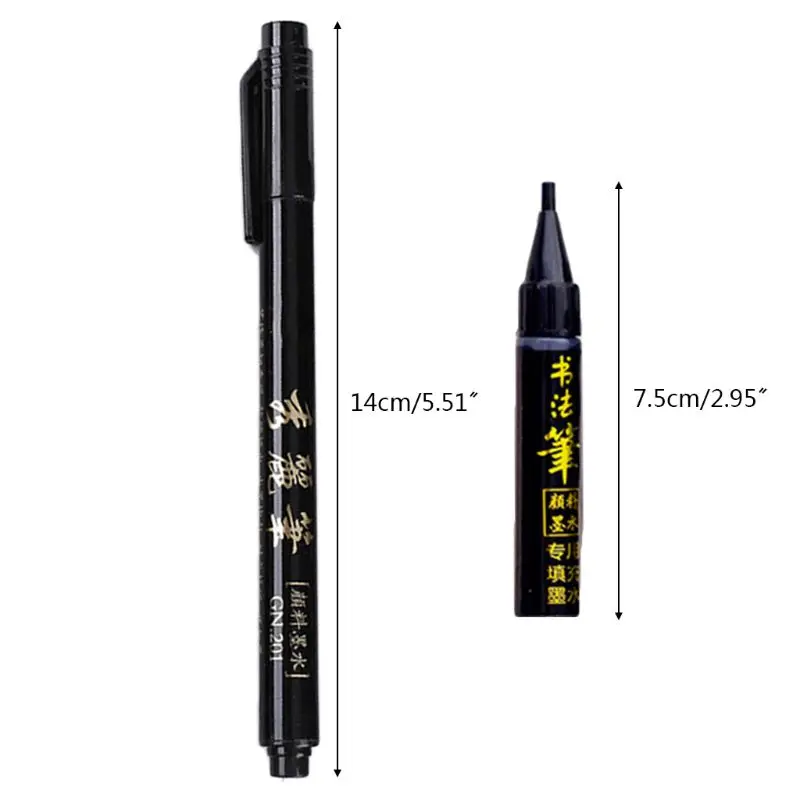 1/4/6/9pcs Chinese Japanese Calligraphy Brush Pen Markers Art Writing Painting
1/4/6/9pcs Chinese Japanese Calligraphy Brush Pen Markers Art Writing Painting