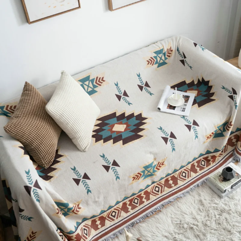 Ethnic Style Geometric Sofa Blanket Leisure Mats Tapestry Soft Warm Cotton Rugs
Ethnic Style Geometric Sofa Blanket Leisure Mats Tapestry Soft Warm Cotton Rugs