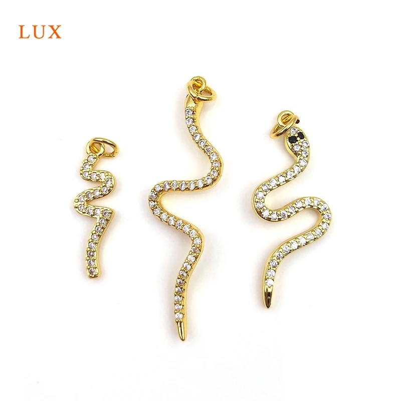 5pcs Micro Pave Snake Charm Pendant for Necklace CZ Snake Pendant Dainty Gold Snake Pendant Animal Pendant for Women Jewelry
5pcs Micro Pave Snake Charm Pendant for Necklace CZ Snake Pendant Dainty Gold Snake Pendant Animal Pendant for Women Jewelry