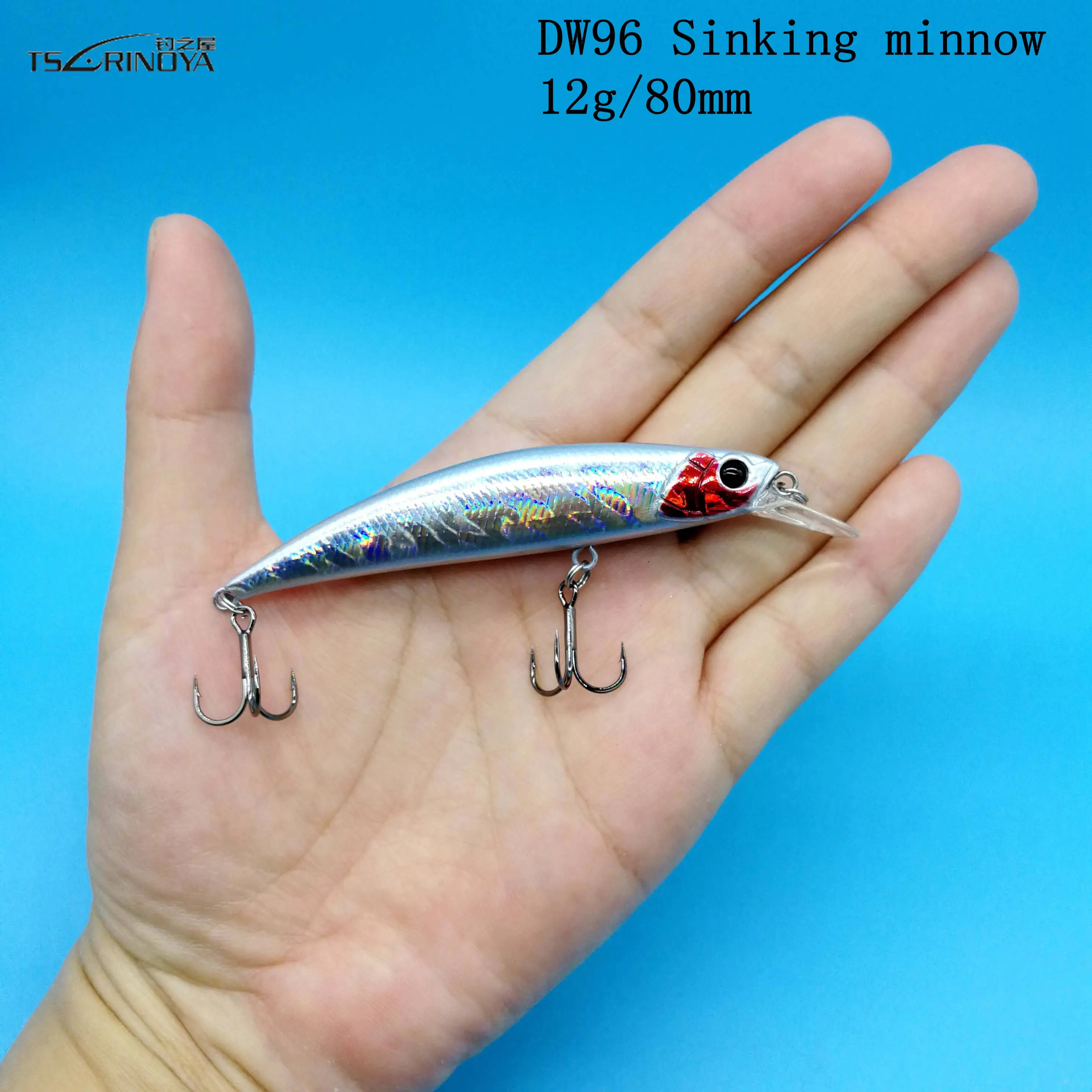 TSURINOYA 3pcs 12g Sinking Minnow Fishing Lure DW96 8cm Large Trout Pike Rockfish HardBait Jerkbait Freshwater Saltwater Wobbler
TSURINOYA 3pcs 12g Sinking Minnow Fishing Lure DW96 8cm Large Trout Pike Rockfish HardBait Jerkbait Freshwater Saltwater Wobbler