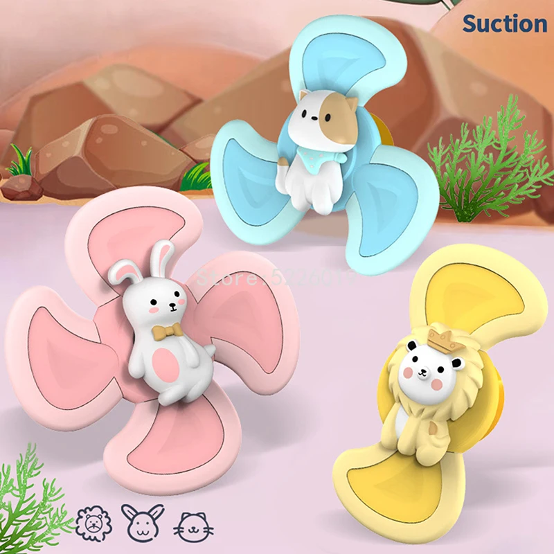 Bath Toys For Children Baby Animal Wheel Type Dabbling Toys Bathing Sucker Spinner Suction Cup Toy For Kids Rattles Teether
Bath Toys For Children Baby Animal Wheel Type Dabbling Toys Bathing Sucker Spinner Suction Cup Toy For Kids Rattles Teether