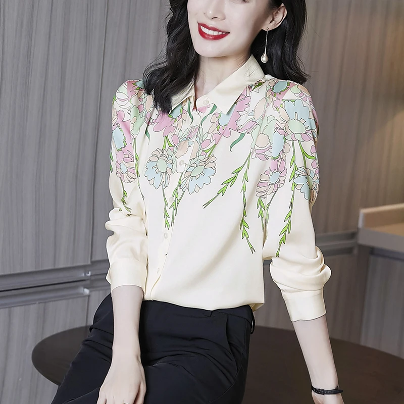 Shirt Womens Tops Autumn 2021 New Fashion Office Lady Full Sleeve Silk Floral Print Square Collar Straight Women Shirts
Shirt Womens Tops Autumn 2021 New Fashion Office Lady Full Sleeve Silk Floral Print Square Collar Straight Women Shirts