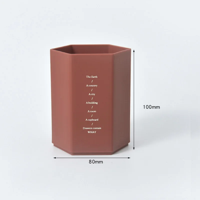 Pencil Holder INS Durable Large Capacity Hexagon Desktop Organizer Storage Box for Home Office Study Makeup Brush Pot Stand
Pencil Holder INS Durable Large Capacity Hexagon Desktop Organizer Storage Box for Home Office Study Makeup Brush Pot Stand