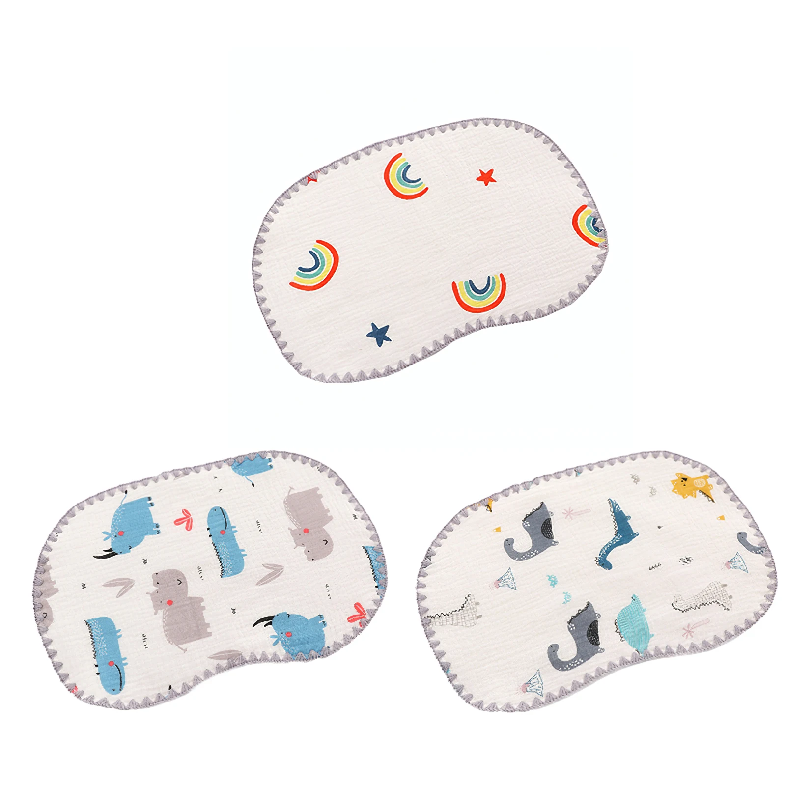 Child Pillow Towel Comfortable Baby Sleep Towel With Adorable Dinosaur/Rainbow/Hippo Patterns For Bedroom Baby Beds Couches
Child Pillow Towel Comfortable Baby Sleep Towel With Adorable Dinosaur/Rainbow/Hippo Patterns For Bedroom Baby Beds Couches
