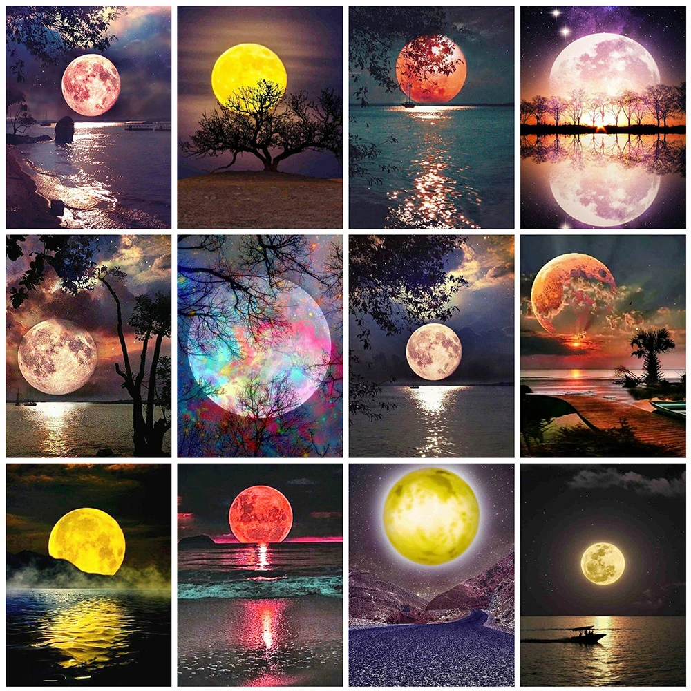 5D DIY Diamond Painting Moon Full Square Diamond Embroidery Landscape Cross Stitch Mosaic Sale Home Decoration
5D DIY Diamond Painting Moon Full Square Diamond Embroidery Landscape Cross Stitch Mosaic Sale Home Decoration