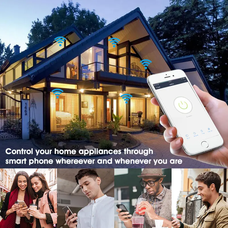 Smart Switch WiFi Wall eWeLink Switch 1/2/3 Gang LED Light Touch Switch Timer Function Support Alexa Google Assistance
Smart Switch WiFi Wall eWeLink Switch 1/2/3 Gang LED Light Touch Switch Timer Function Support Alexa Google Assistance