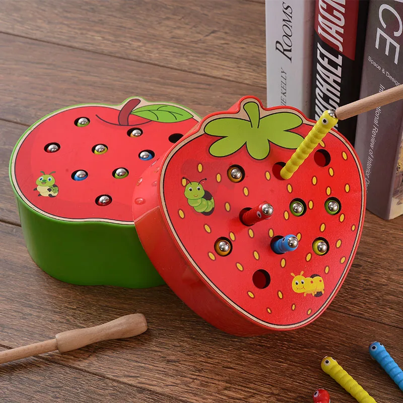 Magnetic Toy Caterpillar Eating Apple Strawberry Toddler Scratching Worm Interactive Tabletop Matching Game Math Early Education
Magnetic Toy Caterpillar Eating Apple Strawberry Toddler Scratching Worm Interactive Tabletop Matching Game Math Early Education