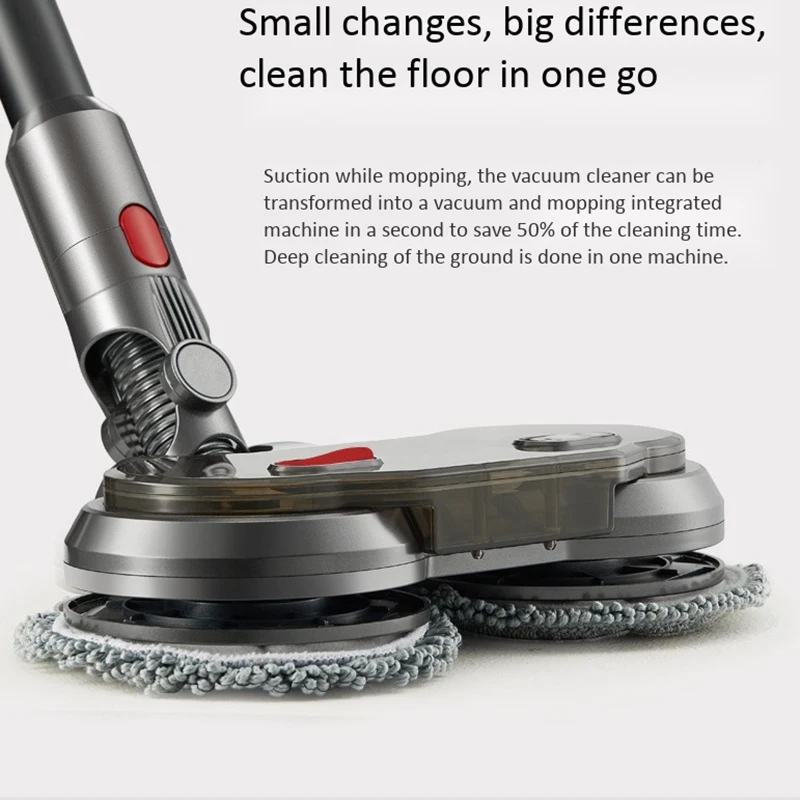 Electric Wet Dry Mopping Head for Dyson V7 V8 V10 V11 Replaceable Parts with Water Tank Mop Head Mop Pads Water Cup
Electric Wet Dry Mopping Head for Dyson V7 V8 V10 V11 Replaceable Parts with Water Tank Mop Head Mop Pads Water Cup