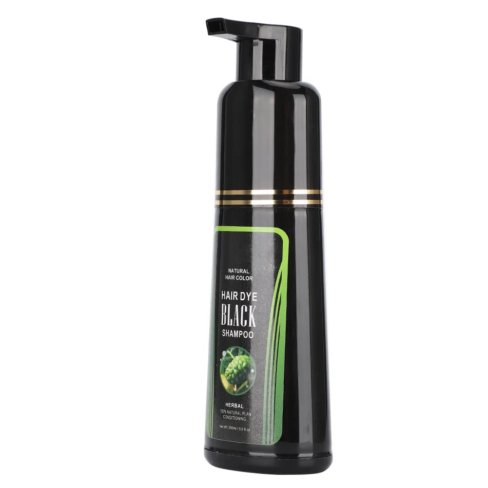 250mL Natural Black Shampoo Strengthen Nourish Hair Root Natural Plants Extraction Brighter Softer Hair Care Hair Dyeing Shampoo
250mL Natural Black Shampoo Strengthen Nourish Hair Root Natural Plants Extraction Brighter Softer Hair Care Hair Dyeing Shampoo