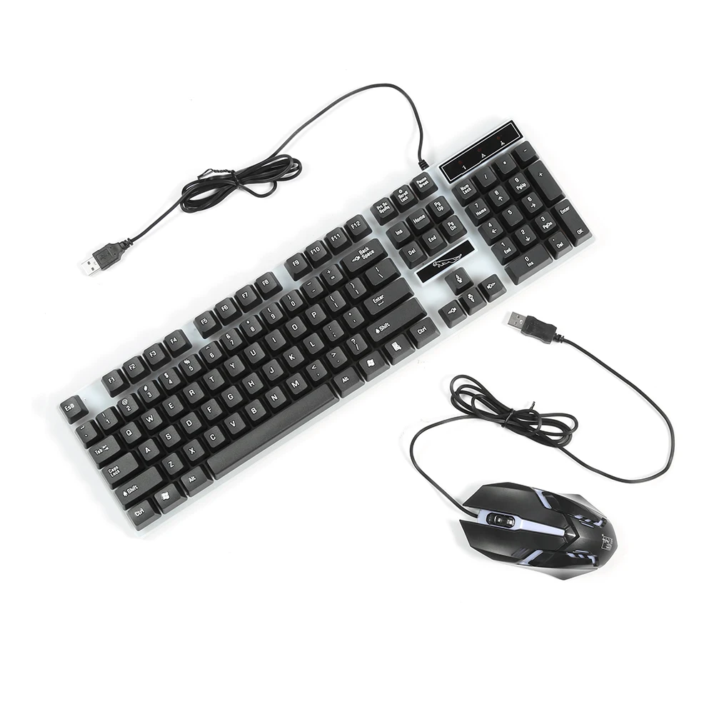 USB Wired Gamer Keyboards Mouse Set LED Rainbow Color Backlight Gaming Keyboard Computer Mouse Keyboards Mechanical Keyboard
USB Wired Gamer Keyboards Mouse Set LED Rainbow Color Backlight Gaming Keyboard Computer Mouse Keyboards Mechanical Keyboard
