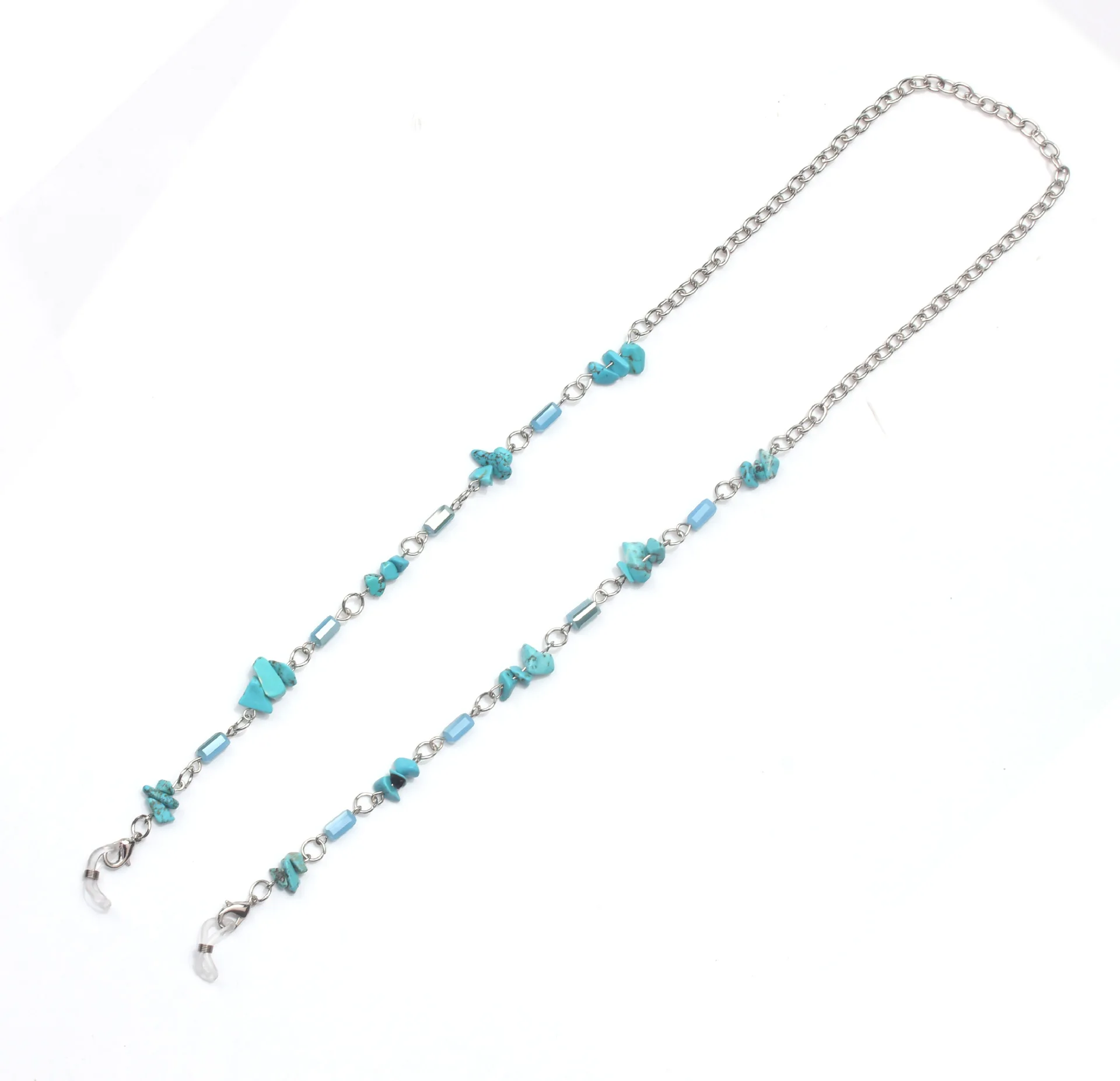 2020 Chic Blue Stone Beads Simple and Elegant Mask Chain Anti-Skid Rope Halter Strap Eyeglasses Chain mask strap
2020 Chic Blue Stone Beads Simple and Elegant Mask Chain Anti-Skid Rope Halter Strap Eyeglasses Chain mask strap