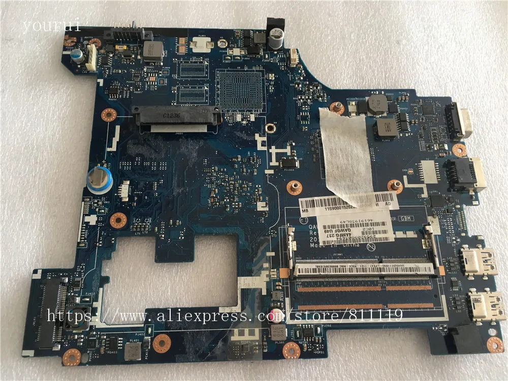 Оригинальная материнская плата yourui для Lenovo G585, модель QAWGE LA-8681P 100%, протестирована, полностью работает
Оригинальная материнская плата yourui для Lenovo G585, модель QAWGE LA-8681P 100%, протестирована, полностью работает