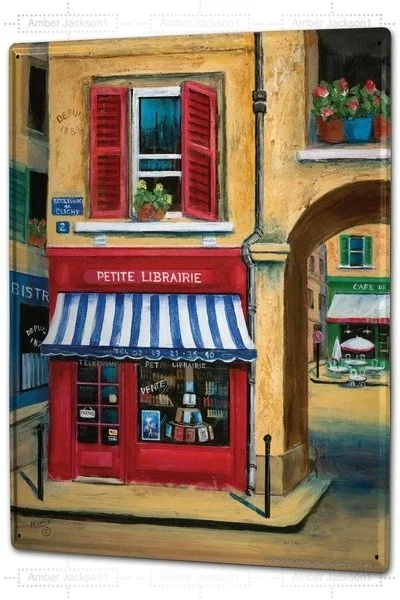Metal sign wall sign wall decorative plaque art collection Tin Sign Holiday Travel Agency France Bookshop Coffee Bar Decor 
Metal sign wall sign wall decorative plaque art collection Tin Sign Holiday Travel Agency France Bookshop Coffee Bar Decor