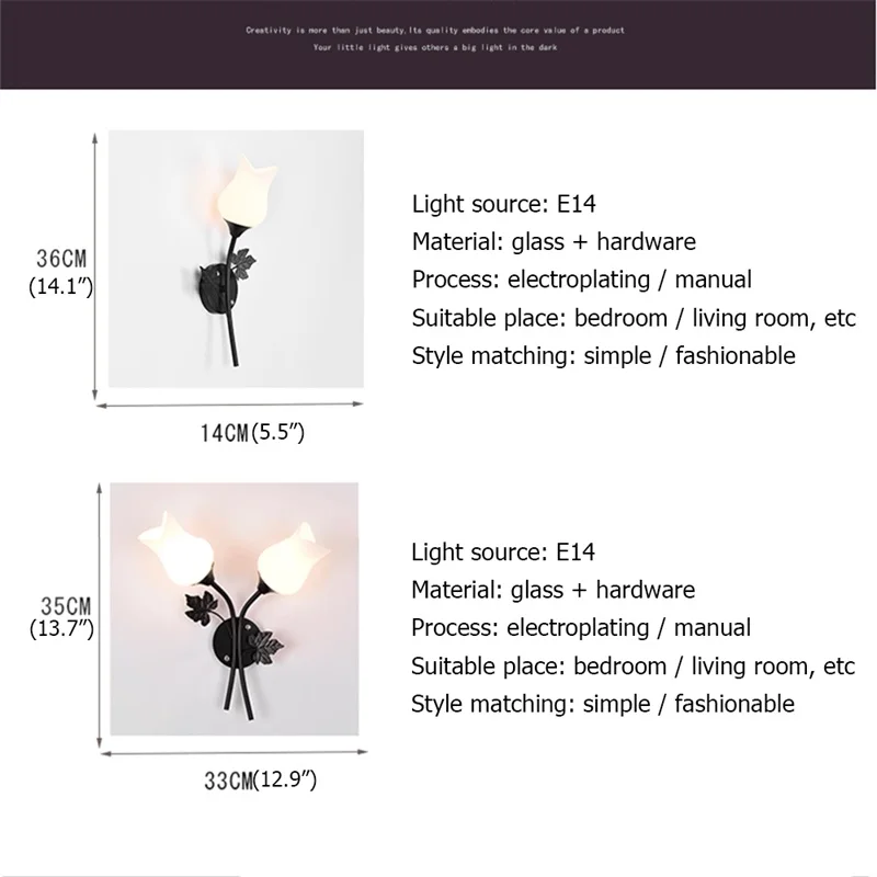 OULALA Wall Lamps Contemporary Creative LED Sconces Lights Flower Shape Indoor For Home Bedroom
OULALA Wall Lamps Contemporary Creative LED Sconces Lights Flower Shape Indoor For Home Bedroom