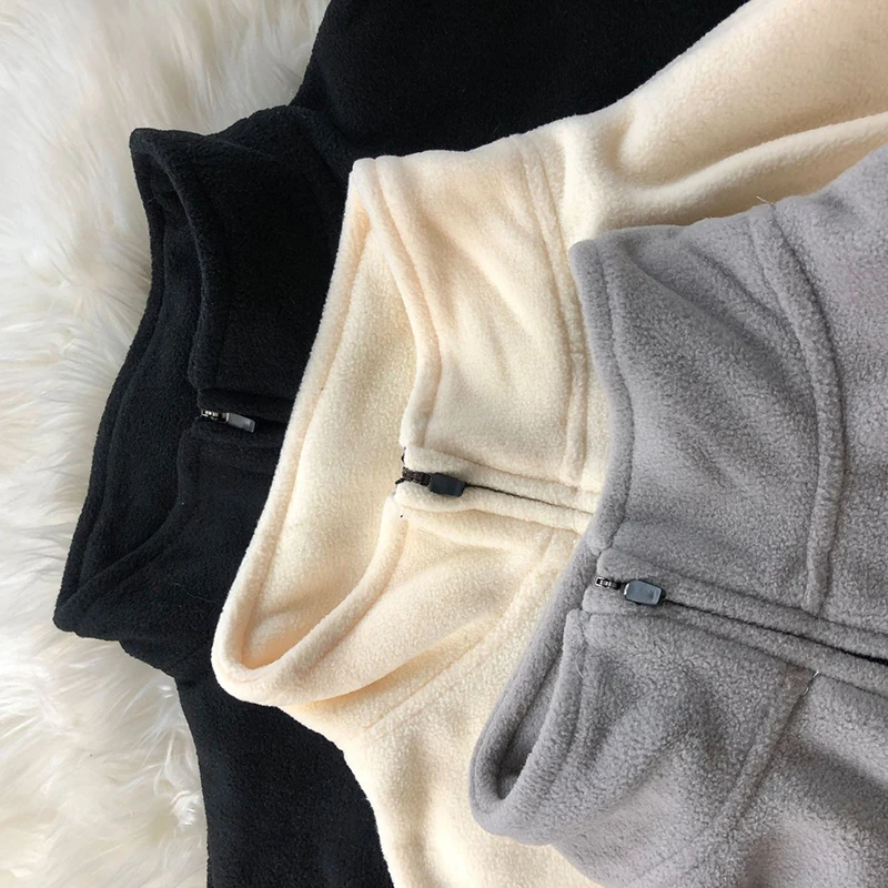 2020 Fleece Hoodie High Neck Coat Men Women Half Zipper Autumn Winter Jacket Trendy Brand Loose Top Coat Korean Outwear Overcoat
2020 Fleece Hoodie High Neck Coat Men Women Half Zipper Autumn Winter Jacket Trendy Brand Loose Top Coat Korean Outwear Overcoat