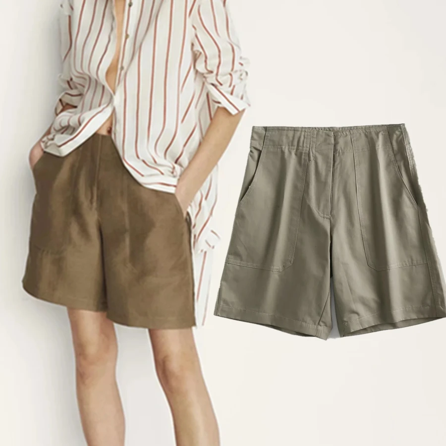 Летний карго в винтажном стиле Dave & Di 2021, повседневные короткие женские шорты с высокой талией и карманами, женские шорты
Летний карго в винтажном стиле Dave & Di 2021, повседневные короткие женские шорты с высокой талией и карманами, женские шорты