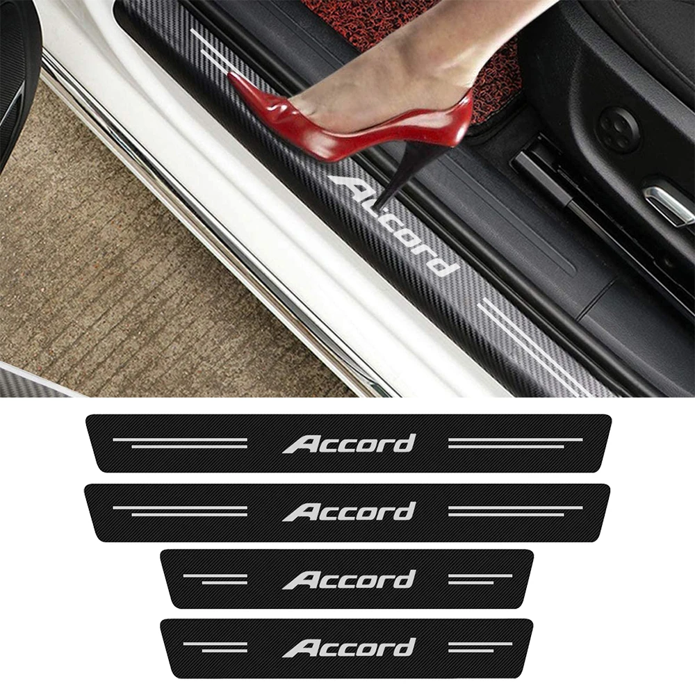 4Pcs Car Scuff Plate Door Threshold Sill Stickers For Honda Accord 7 8 9 10 2020 2019 2018 2017 - 2003 Car Styling Logo Covers
4Pcs Car Scuff Plate Door Threshold Sill Stickers For Honda Accord 7 8 9 10 2020 2019 2018 2017 - 2003 Car Styling Logo Covers
