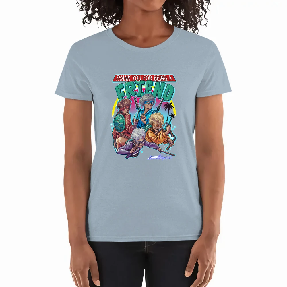 Thank You For Being A Friend Print Tshirts Woman Spring Summer Shirts Casual Brand T-shirts Large Size Cotton Woman T Shirts
Thank You For Being A Friend Print Tshirts Woman Spring Summer Shirts Casual Brand T-shirts Large Size Cotton Woman T Shirts