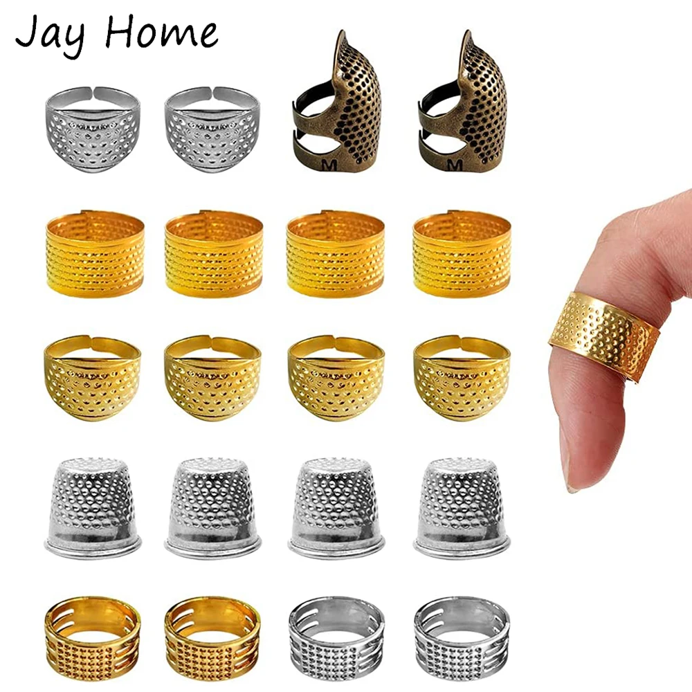20Pcs Adjustable Sewing Thimble Finger Protectors Copper Fingertip for Embroidery Stitching Needlework Hand Sewing Accessories
20Pcs Adjustable Sewing Thimble Finger Protectors Copper Fingertip for Embroidery Stitching Needlework Hand Sewing Accessories