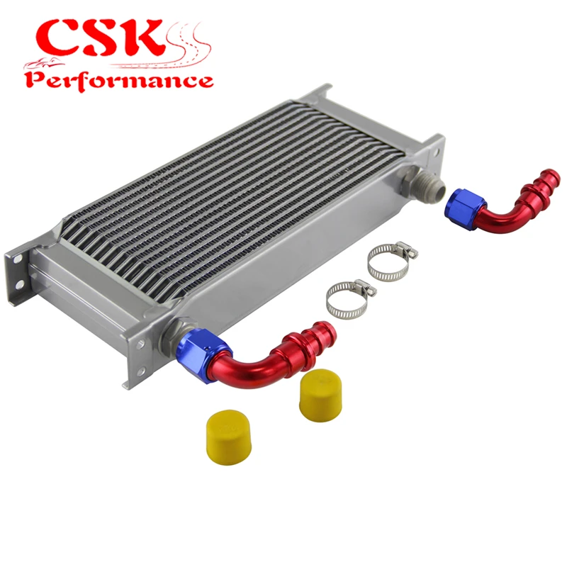 16 Row AN10 Universal Aluminum Engine 248mm Oil Cooler British Type with 90Degree Fittings
16 Row AN10 Universal Aluminum Engine 248mm Oil Cooler British Type with 90Degree Fittings